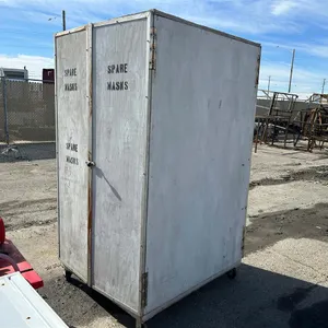 Rolling Wooden Storage Cabinet (Asset #6934-09)
 UNRESERVED