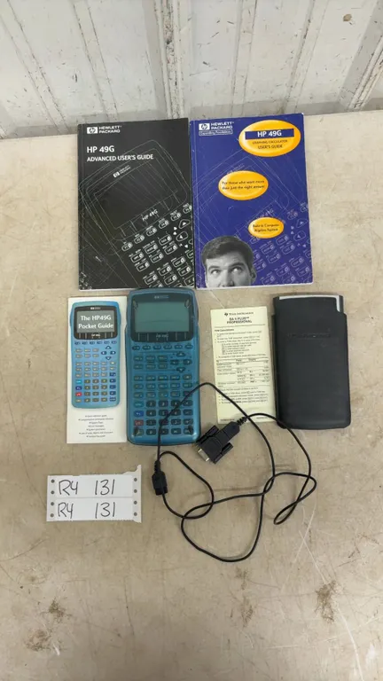 HP 49G Graphing Calculator with Guides and TI BA II