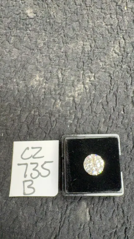 3.0 Carat Moissanite Lab Diamond, Round Brilliant Cut, GH, VVS1, GRA Report