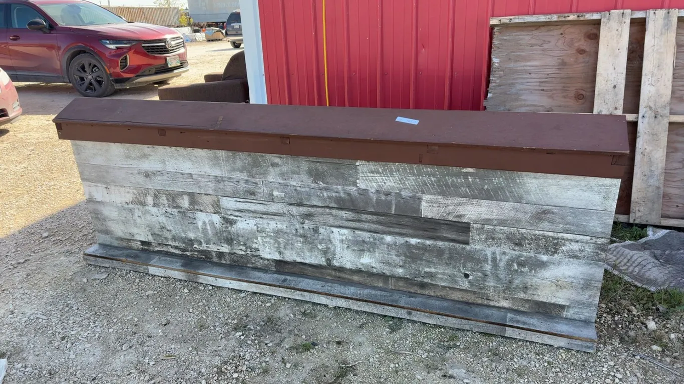 Saddle Bench or Repurpose, Displays 3 Large or 4 Small Saddles, 8' x 17” x 33”
