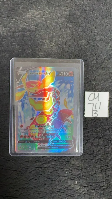 Pokémon Centiskorch Holo Card