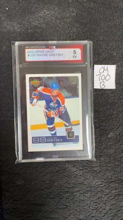 Graded Wayne Gretzky Edmonton Oilers Card