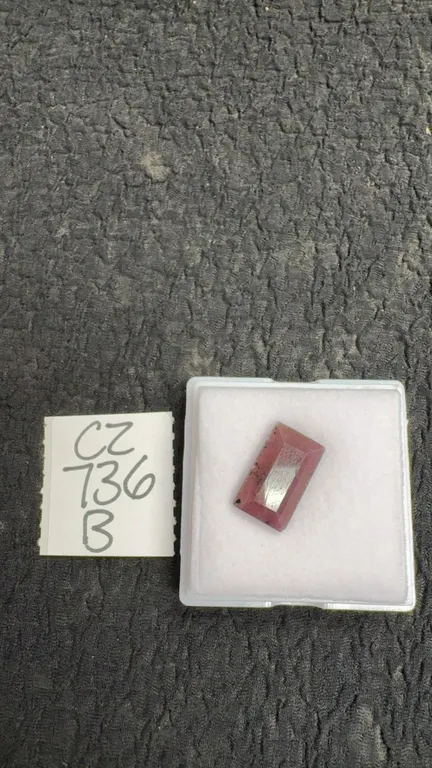 13.1ct Natural Untreated Ruby, Emerald Cut, 9.7mm x 16.3mm