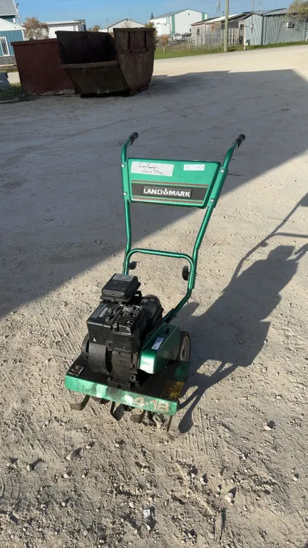 Landmark 4-18 Tiller with Briggs and Stratton 4 HP Engine (Runs Rough, Needs Plug)