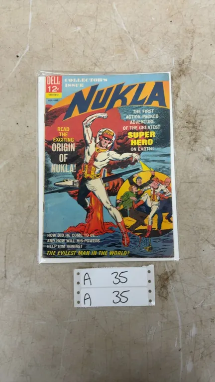 Dell Comics Nukla #1 Collector's First Issue Comic Book, October-December 1965
