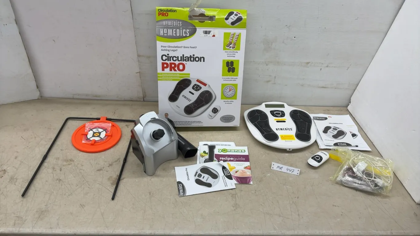Homedics Circulation Pro Foot Massager, Remote, Manual, smoothie Maker