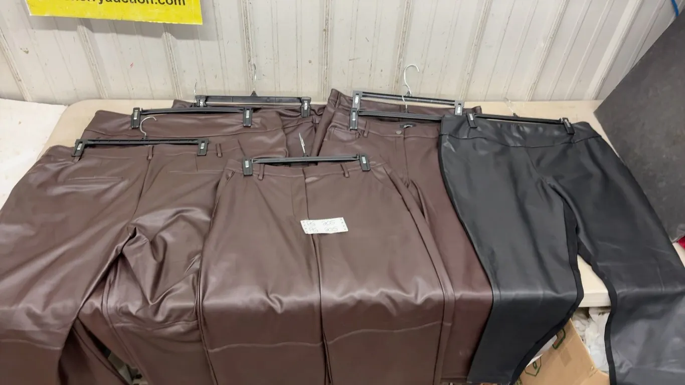 Lot of 7 Reitman's Faux Leather, New Old Stock With Tags - Various sizes