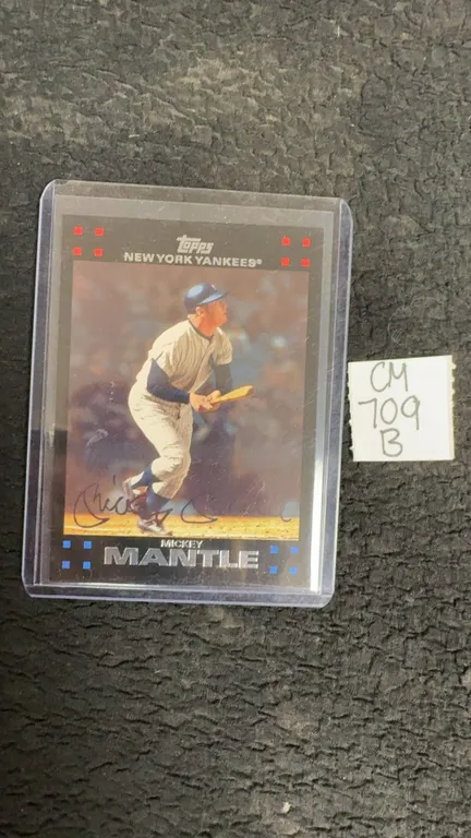 Mickey Mantle New York Yankees Card