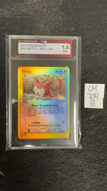 Graded Pokémon Skitty Reverse Holo