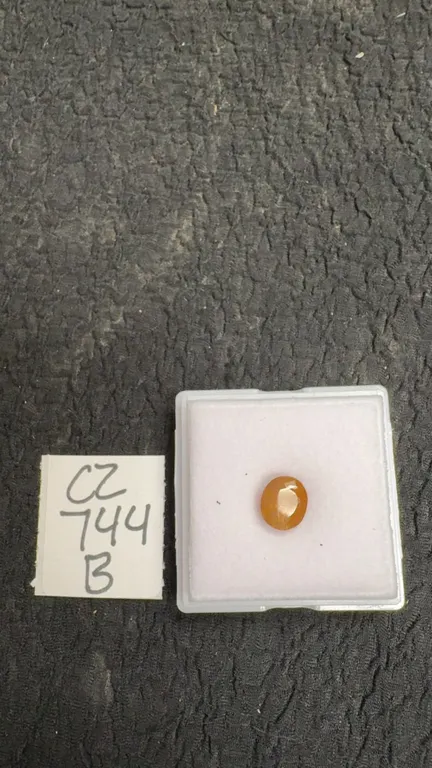 4.7 Carat Natural Untreated Imperial Topaz, Oval Cut, 7.9mm x 9.3mm