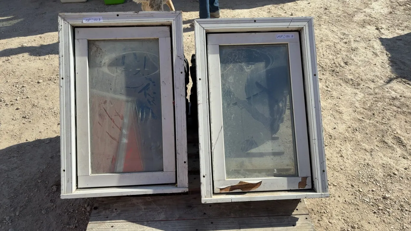 2 Casement Windows, 31 1/2 × 20”