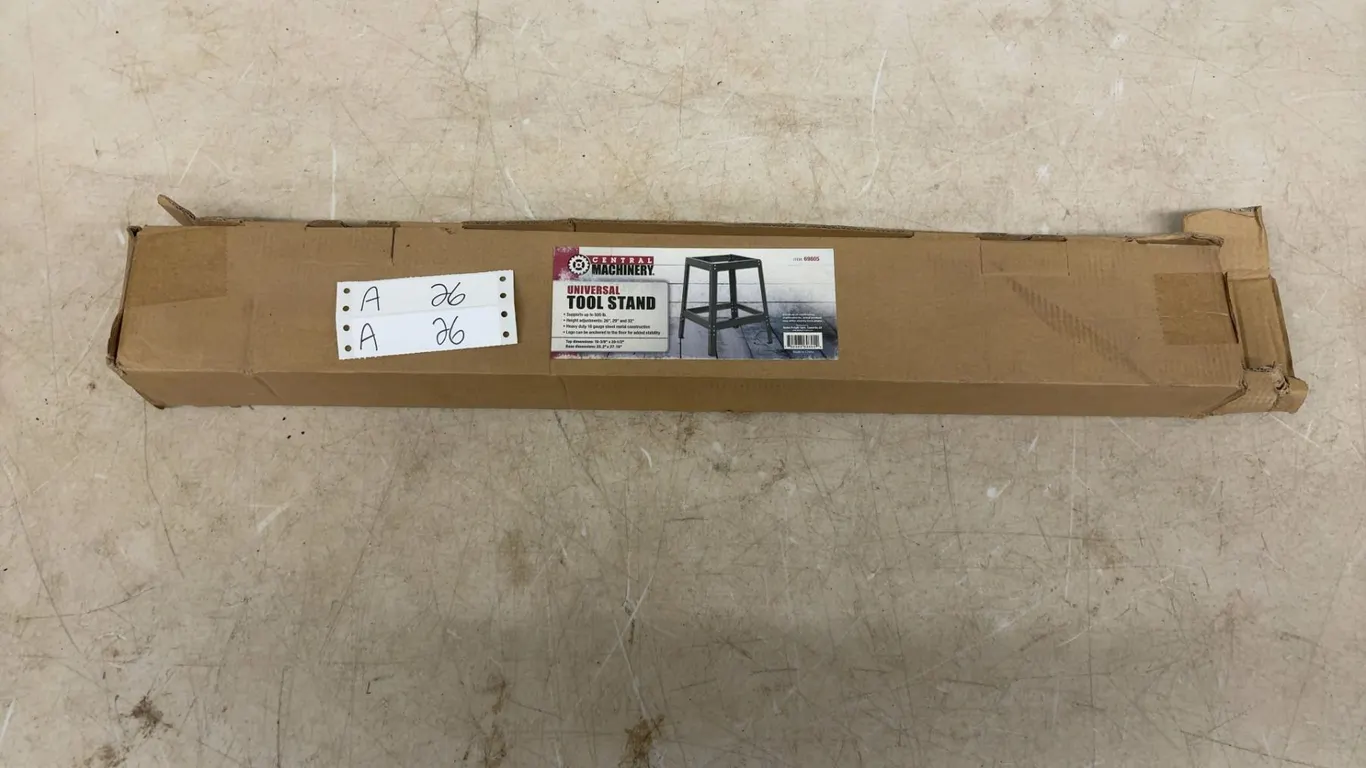 Central Machinery Universal Tool Stand, 16 Gauge Sheet Metal, Supports up to 500 Pounds