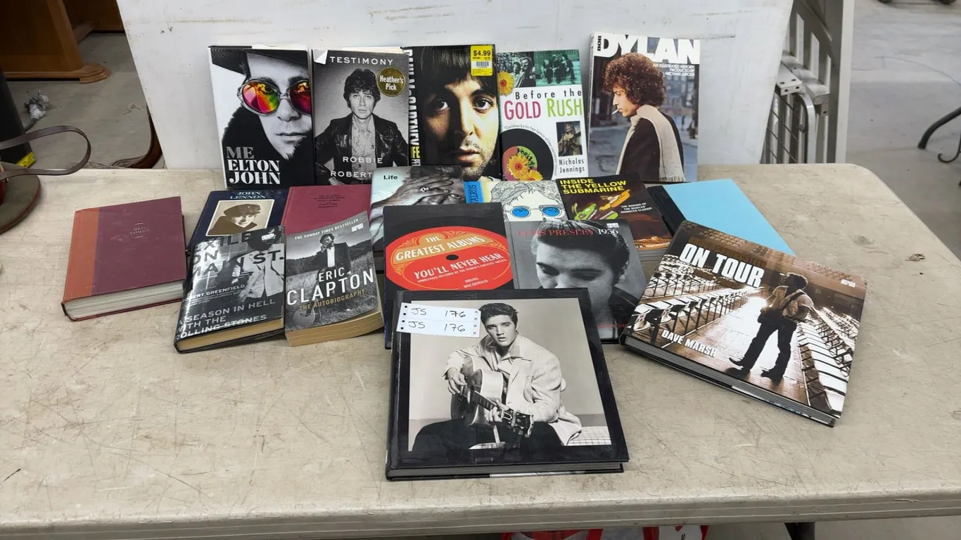 18 Books on Musicians: Rolling Stones, Elvis, Beatles, Bob Dylan