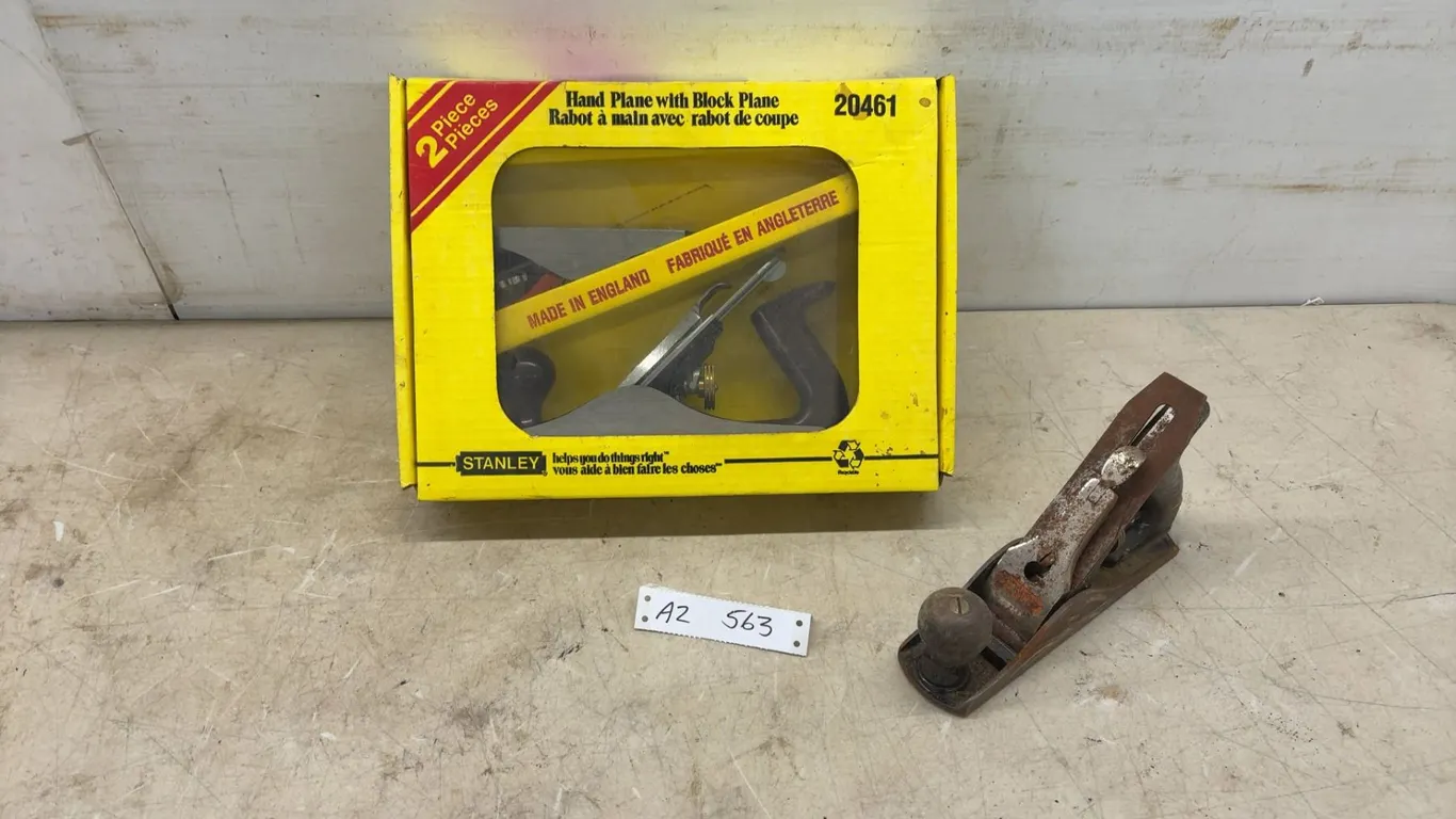 Stanley 20461 2-Piece Hand Plane and Block Plane Set and More, Made in England
