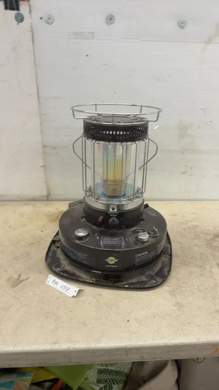 Kero-Sun Moonlighter Portable Kerosene Heater and Can of Kerosene