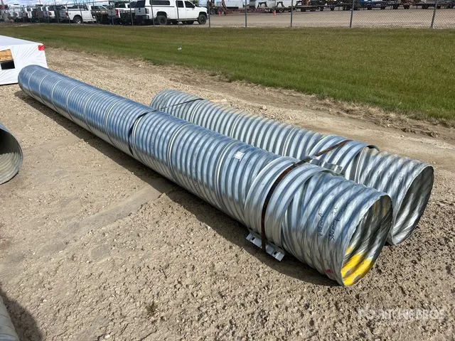 Quantity of (2) Culverts: 590-600mm Plus Coupler (Unused)