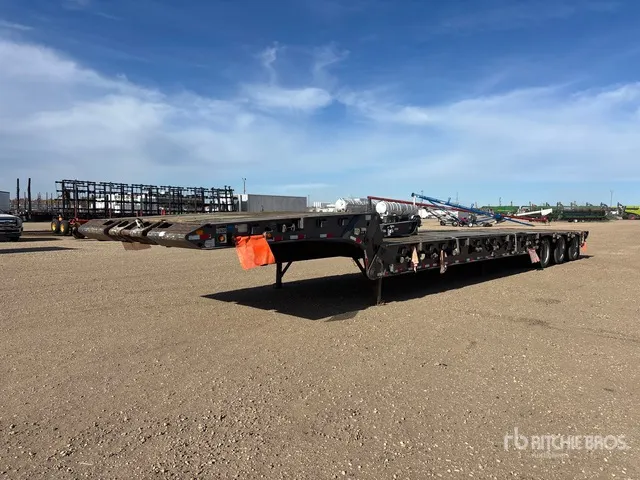 2013 Doepker 55 ton 53 ft Tri/A Folding Neck Trailer