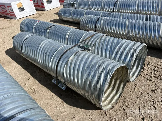 Quantity of (2) Culverts: 570-610mm Plus Coupler (Unused)
