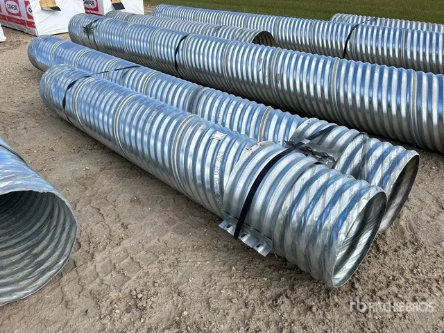 Quantity of (2) Culverts: 490-520mm Plus Coupler (Unused)