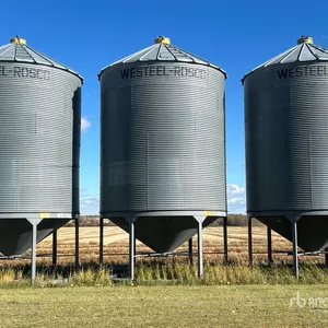 Westeel-Rostco +/- 2250 bu 6 Ring Hopper Grain Bin