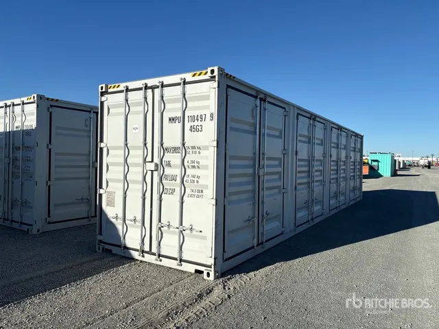 2026 40 ft High Cube Multi-Door Storage Container