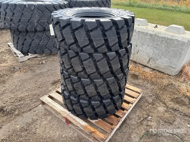 Quantity of (4) 12-16.5 Skid Steer Tires (Unused)