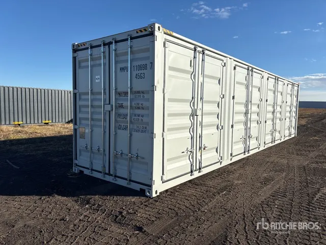 2026 40 ft High Cube Multi-Door Storage Container