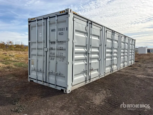 2026 40 ft High Cube Multi-Door Storage Container