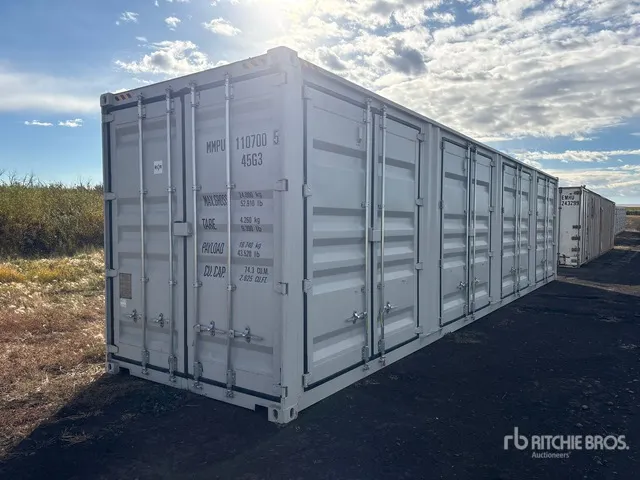2026 40 ft High Cube Multi-Door Storage Container