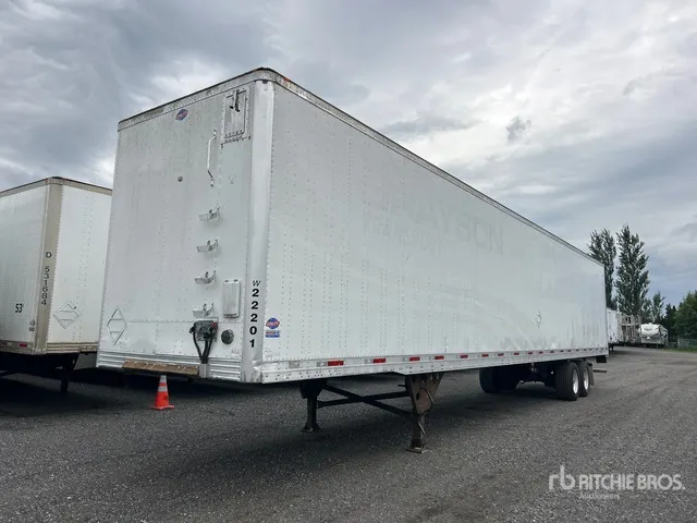 2015 Utility 4000D-X 53 ft x 102 in T/A Van Trailer