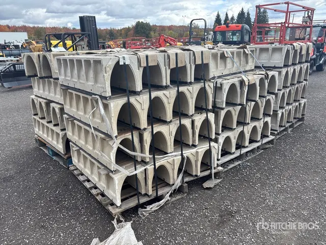 Quantity of (6) Pallets of Trench Drain