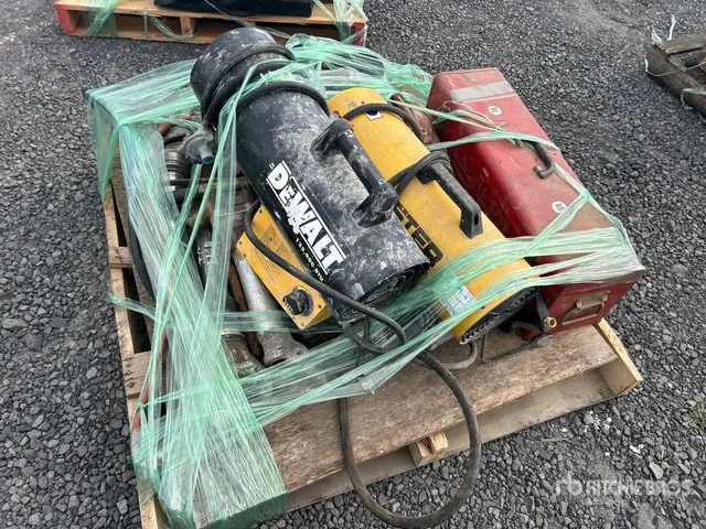 Quantity of Heaters, Jack Hammers, Tool Box, Tool Belt