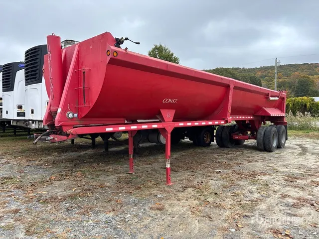 1998 CPS 35 ft T/A Quarter Frame Round Bottom End Dump Trailer