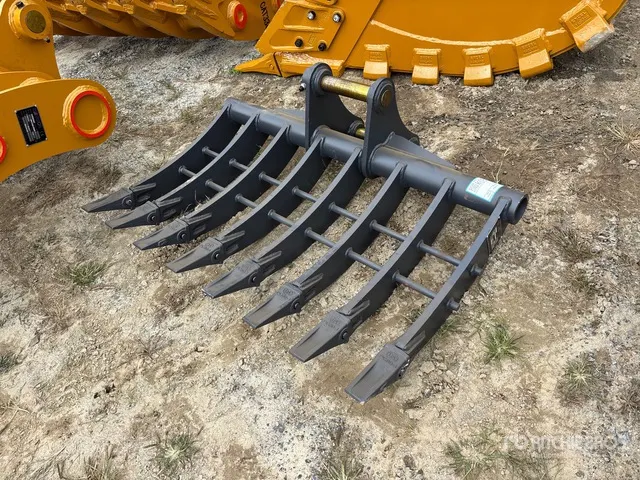2026 Warrior WBRC07-1200 47 in Excavator Rake - Fits Cat 307 / 6 - 8 ton (Unused)