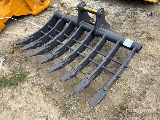 2026 Warrior WBRC07-1200 47 in Excavator Rake - Fits Cat 307 / 6 - 8 ton (Unused)