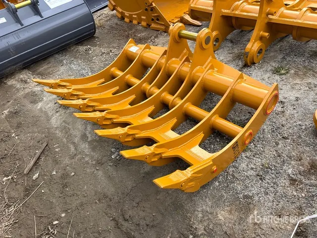 2026 Warrior WBRC12-1620-1 64 in Excavator Rake - Fits Cat 312 / 10 - 12 ton (Unused)