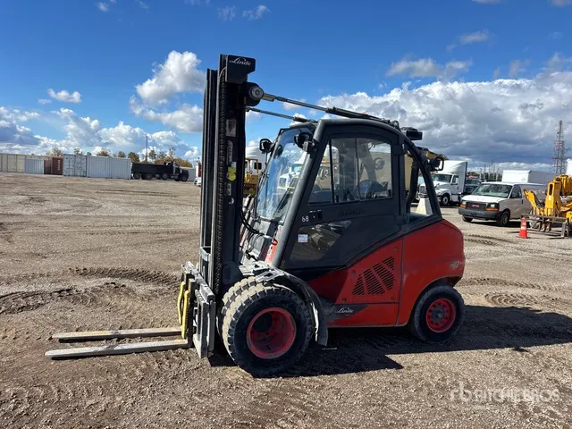 2016 Linde H50D 8625 lb Pneumatic Tire Forklift