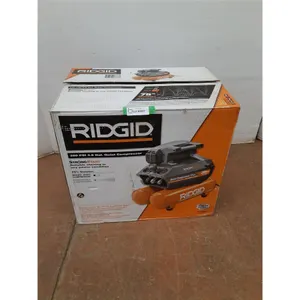 * Ridgid 200 PSI 4.5 Gallon Quiet Air Compressor - Appears Unused - 23x16x21" Box - Cannot Ship