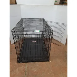 * Kong Metal Wire 48x32x30" Pet Kennel w/Divider - Cannot Ship