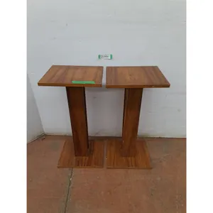 * (2) Wooden Plant Stands - PU Preferred