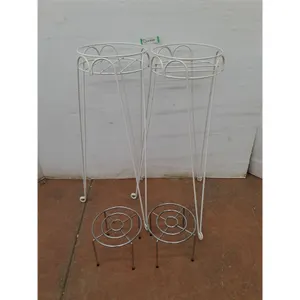 * (4) Metal Plant Stands (30" & 7" Heights)
