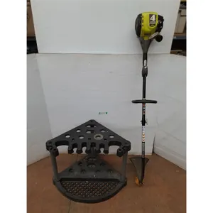 * Ryobi Grass Trimmer - Turns Over - 62" Length, Long Handle Tool Rack - 21" High - PU Only