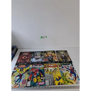 (4) Marvel Spider-Man Comics, (4) DC Superman Kingdom Come Comics