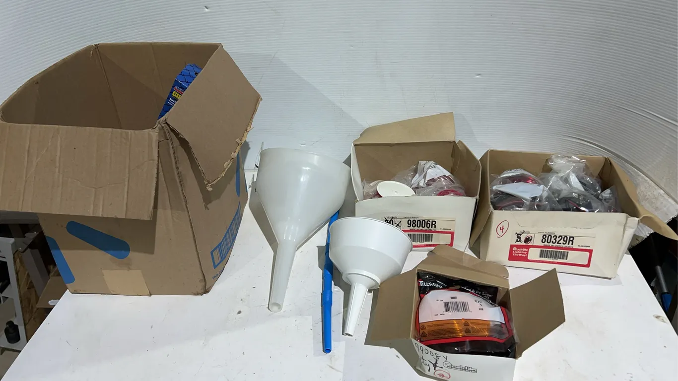 Assorted Funnels & Lights