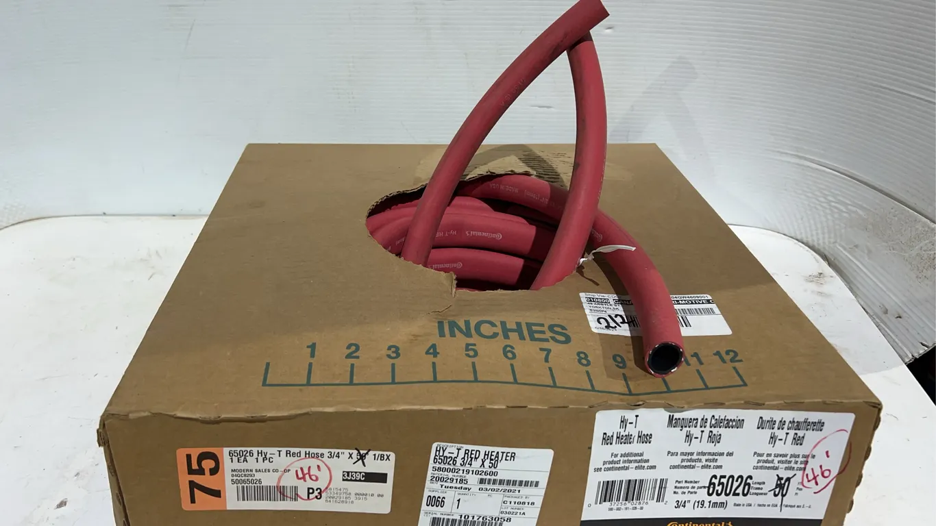 Red Heater Hose