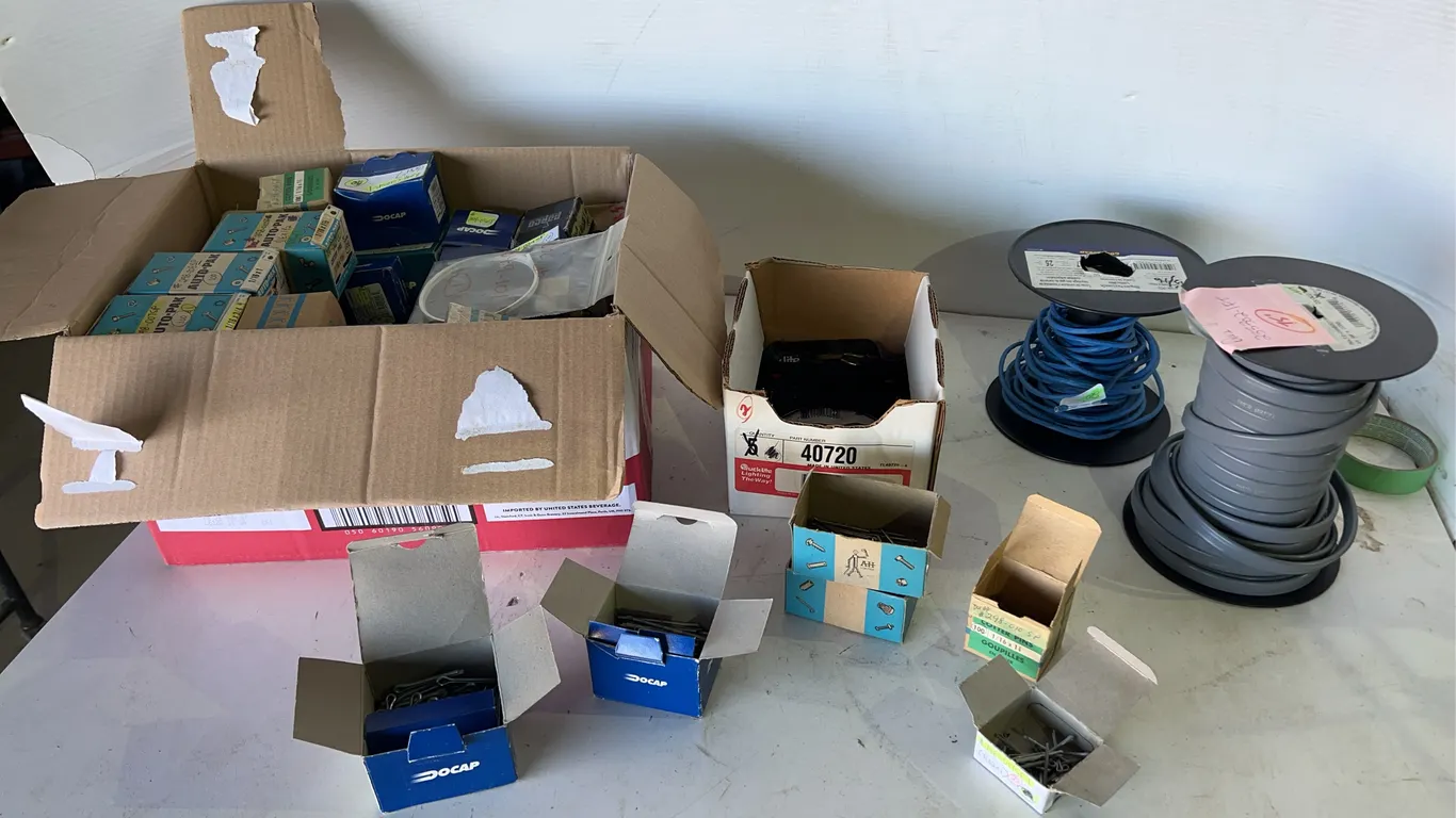 Assorted Pins & Electrical Wire