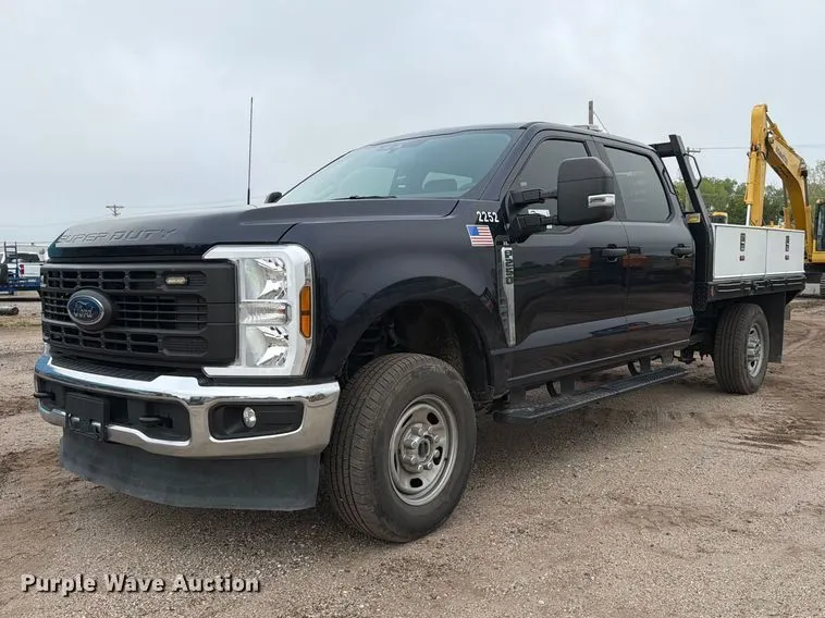 2025 Ford F250 XL Crew Cab flatbed pickup