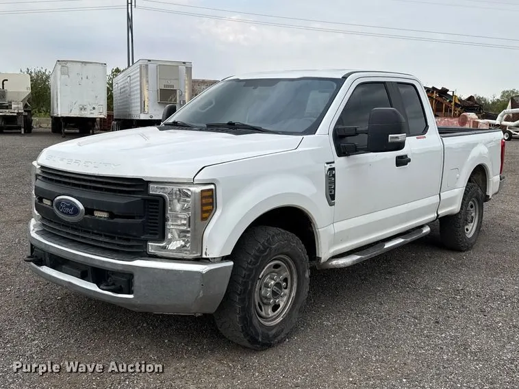 2019 Ford F250 Super Duty Ext. Cab pickup truck