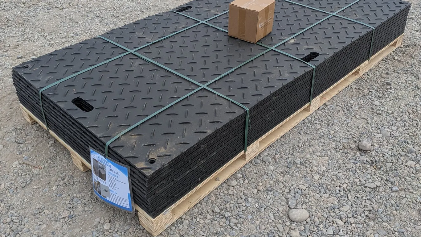 Unused Polyethylene Ground Protection Mats
