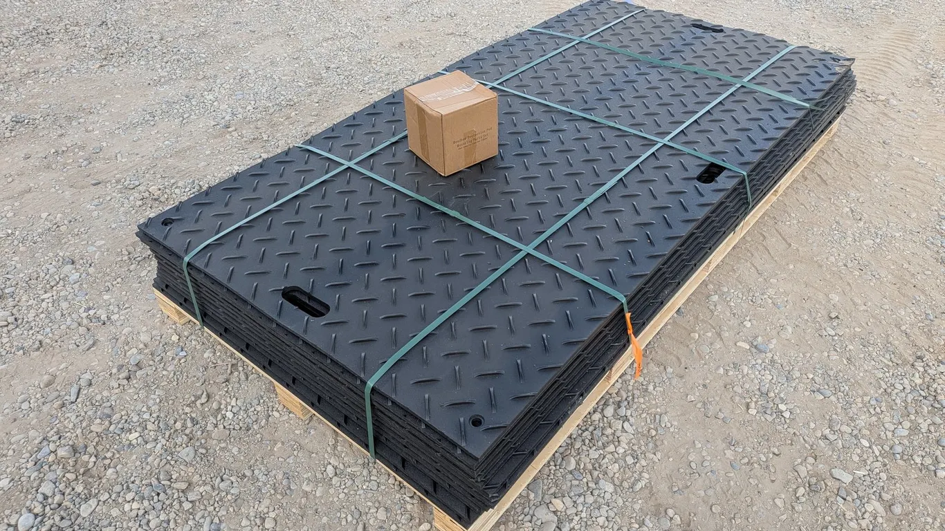 Unused Polyethylene Ground Protection Mats